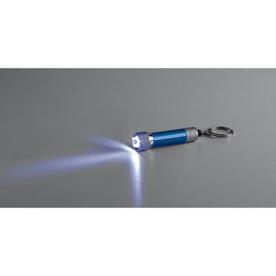 Llavero aluminio con linterna LED 3pos.