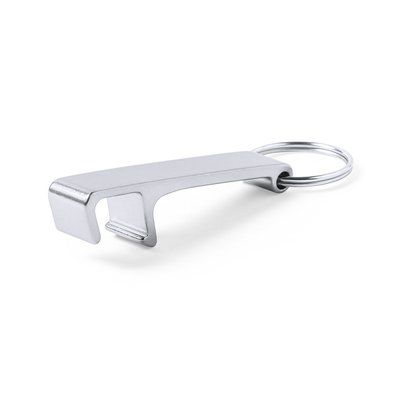 Llavero aluminio con Soporte para Móviles Plat