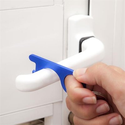 Llavero anti-contacto de aluminio