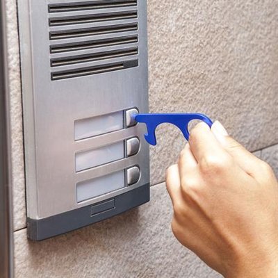 Llavero anti-contacto de aluminio