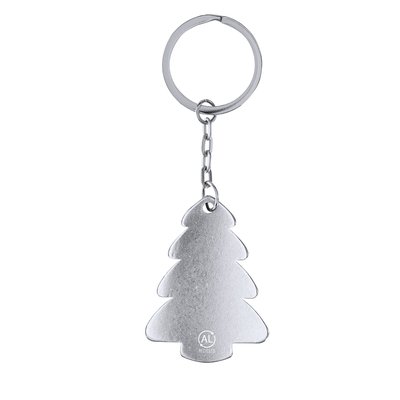 Llavero Árbol de Navidad en Aluminio Reciclado Plat