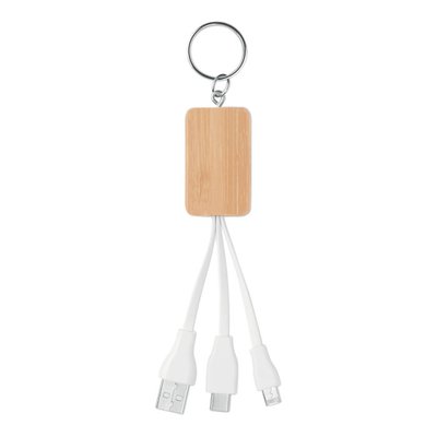 Llavero Bambú con USBs