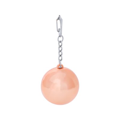 Llavero con bola Bálsamo Labial Rosa