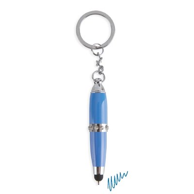 Llavero bolígrafo tinta azul AZ