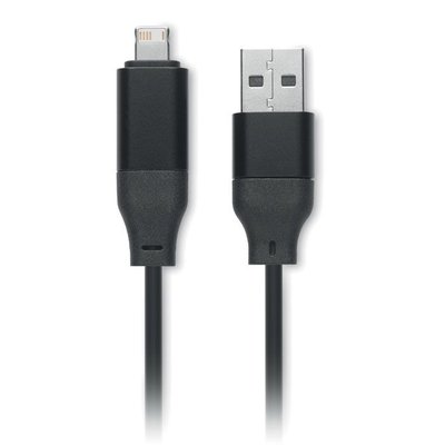 Llavero con cable carga móvil y reloj