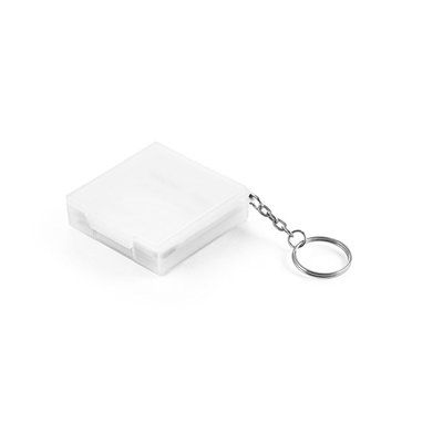 Llavero con caja Blanco
