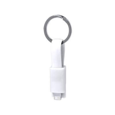Llavero Cargador MicroUSB/Lightning Bla