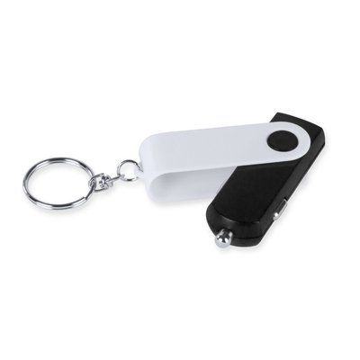 Llavero Cargador USB Coche Negro