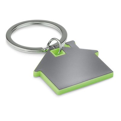 Llavero de casa en acero inox. Lima