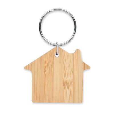 Llavero Casa de Bambú Ecológico