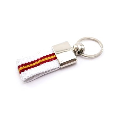 Llavero de cinta con bandera de España