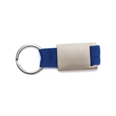 Llavero con cinta de poliester para marcado en doming
