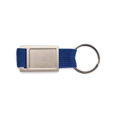 Llavero con cinta de poliester para marcado en doming