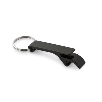Llavero Descapsulador de Aluminio Negro