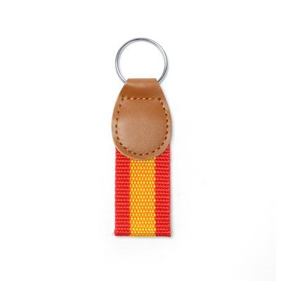 Llavero con diseño y refuerzo España Talla Única Adulto