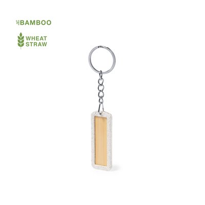 Llavero eco de bambú