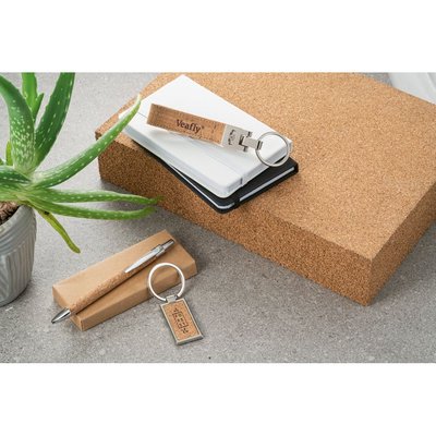Llavero Ecológico Metal y Corcho