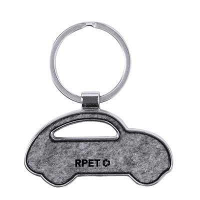 Llavero de fieltro RPET Coche