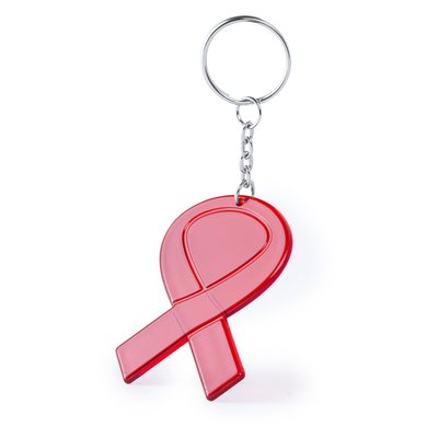 Llavero con lacito solidario