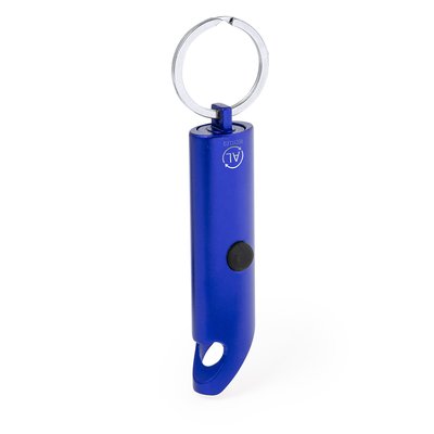 Llavero Linterna con Abridor Azul