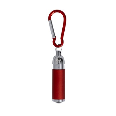 Llavero Linterna Aluminio Reciclado Roj