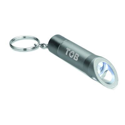 Llavero con linterna led y abridor