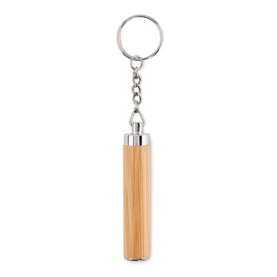 Llavero Linterna LED de Bambú