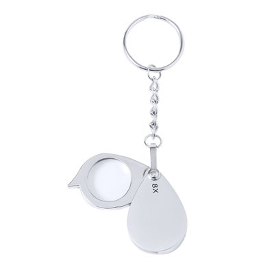 Llavero lupa plegable Plat
