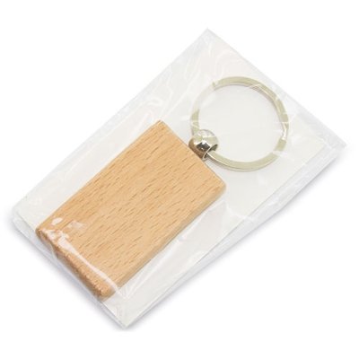 Llavero Madera Rectangular 3x5,5