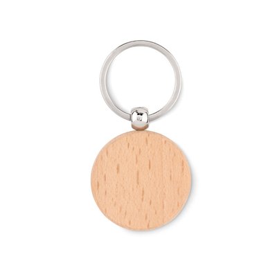 Llavero de Madera Redondo