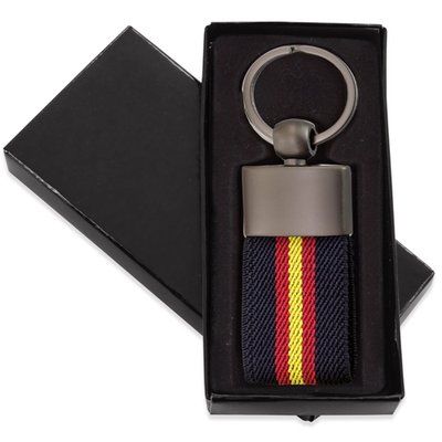 Llavero Metal con CInta Bandera N-Pl