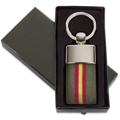 Llavero Metal con CInta Bandera VE-MILITAR