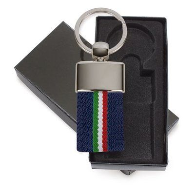 Llavero Metal con CInta Bandera