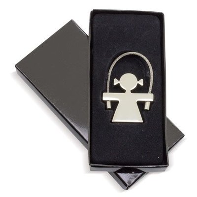 Llavero Metálico Diseño Niña