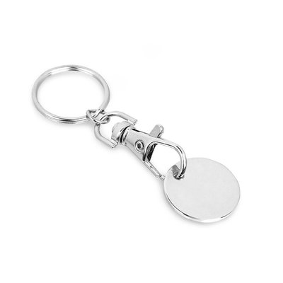 Llavero Metálico Elegante Forma de Moneda