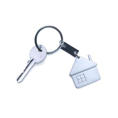 Llavero metálico para las llaves de casa