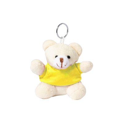 Llavero osito de peluche con camiseta Ama