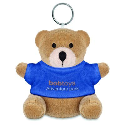 Llavero con osito de peluche personalizado