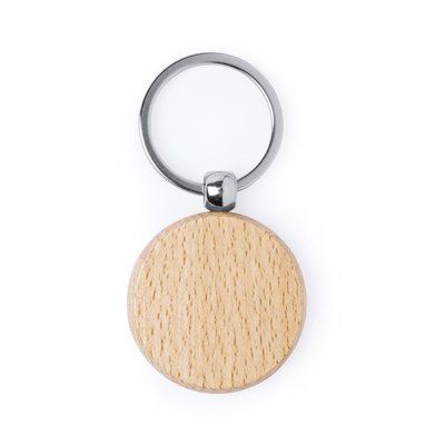 Llavero personalizado de madera natural Acir