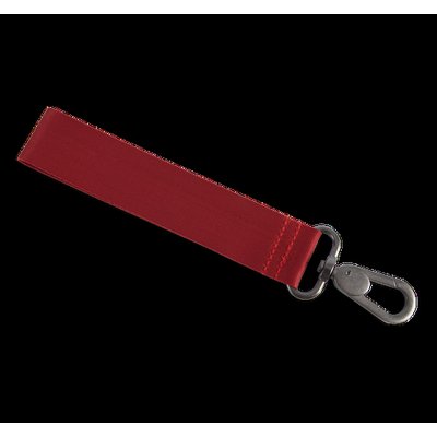 Llavero poliéster con gancho Deep Red