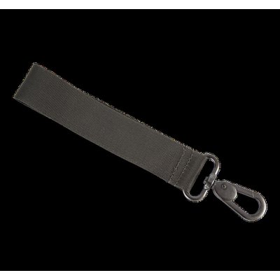 Llavero poliéster con gancho Light Titanium