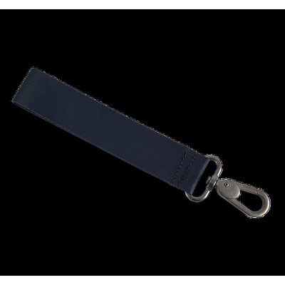 Llavero poliéster con gancho Navy