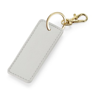 Llavero de polipiel decorativo Soft grey