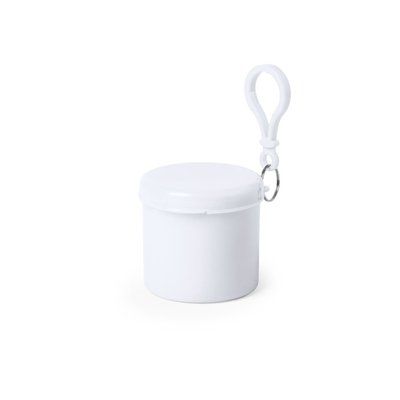 Llavero Poncho Adulto Blanco Bla