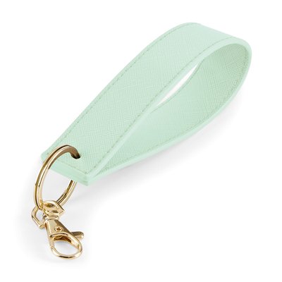 Llavero pulsera de cuero sintético Soft Mint