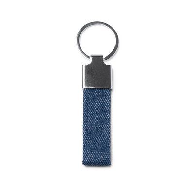 Llavero realizado en tejido vaquero Denim Vigore