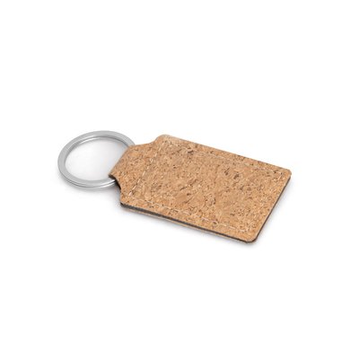 Llavero Rectangular de Corcho