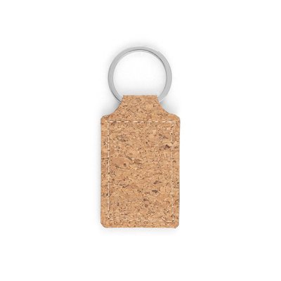 Llavero Rectangular de Corcho
