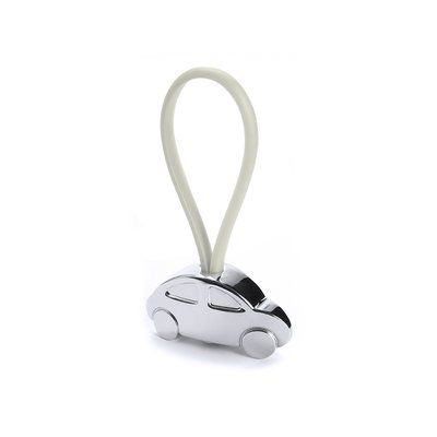 Llavero de silicona con coche metálico 3D Bla