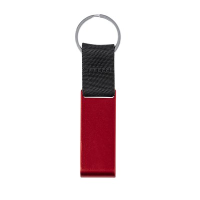 Llavero soporte aluminio reciclado Roj